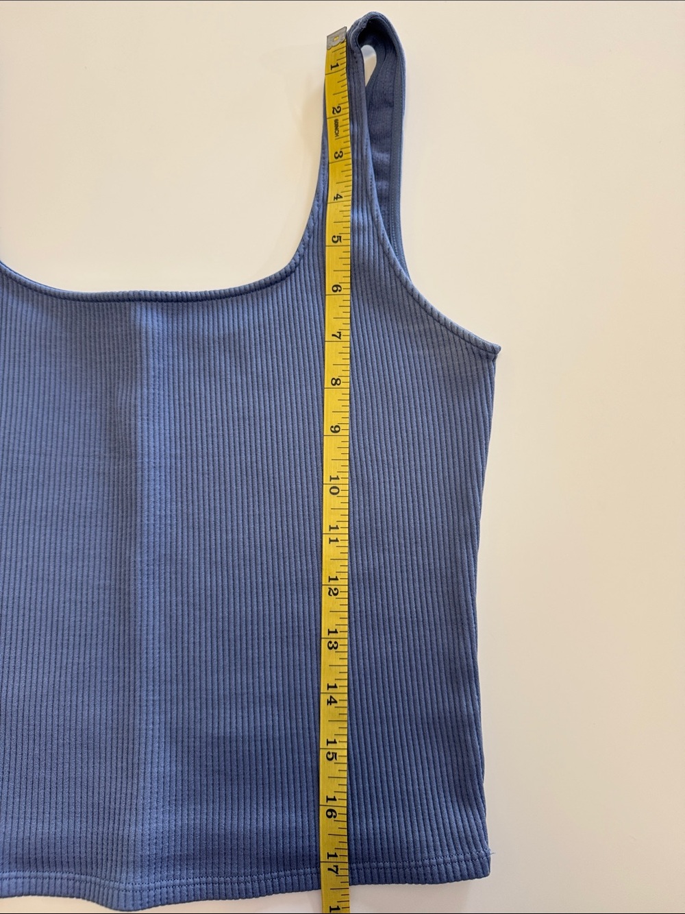 Dynamite | Ribbed Square-Neck Tank Top - Picture 5 of 5